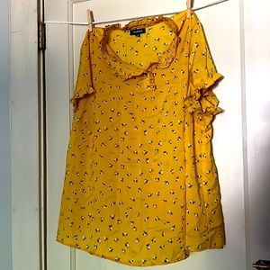 Yellow Modcloth Blouse, 2X